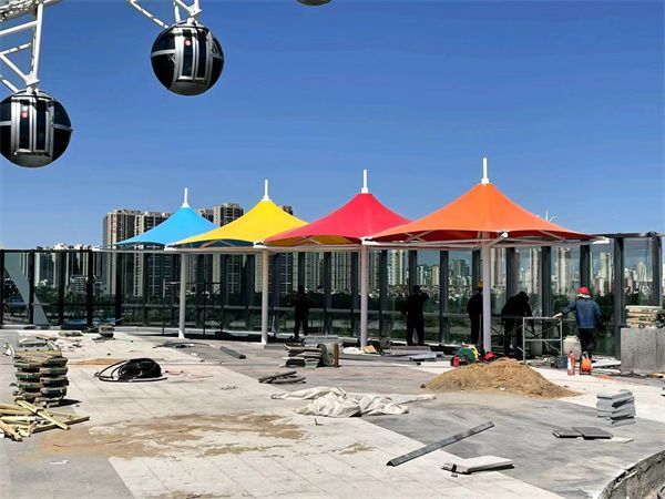 膜结构景观是什么？景区公园必备，高颜值实用两不误（山东本地工程优选）